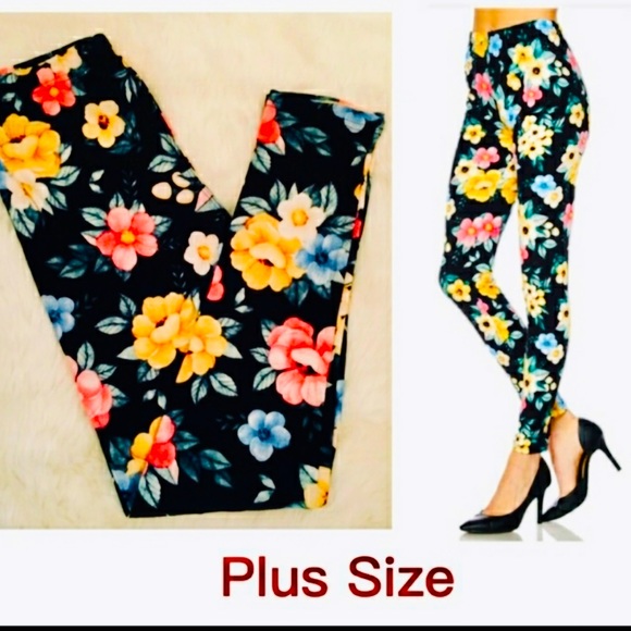 Pants - Floral Leggings / Ultra~Soft / NWOT